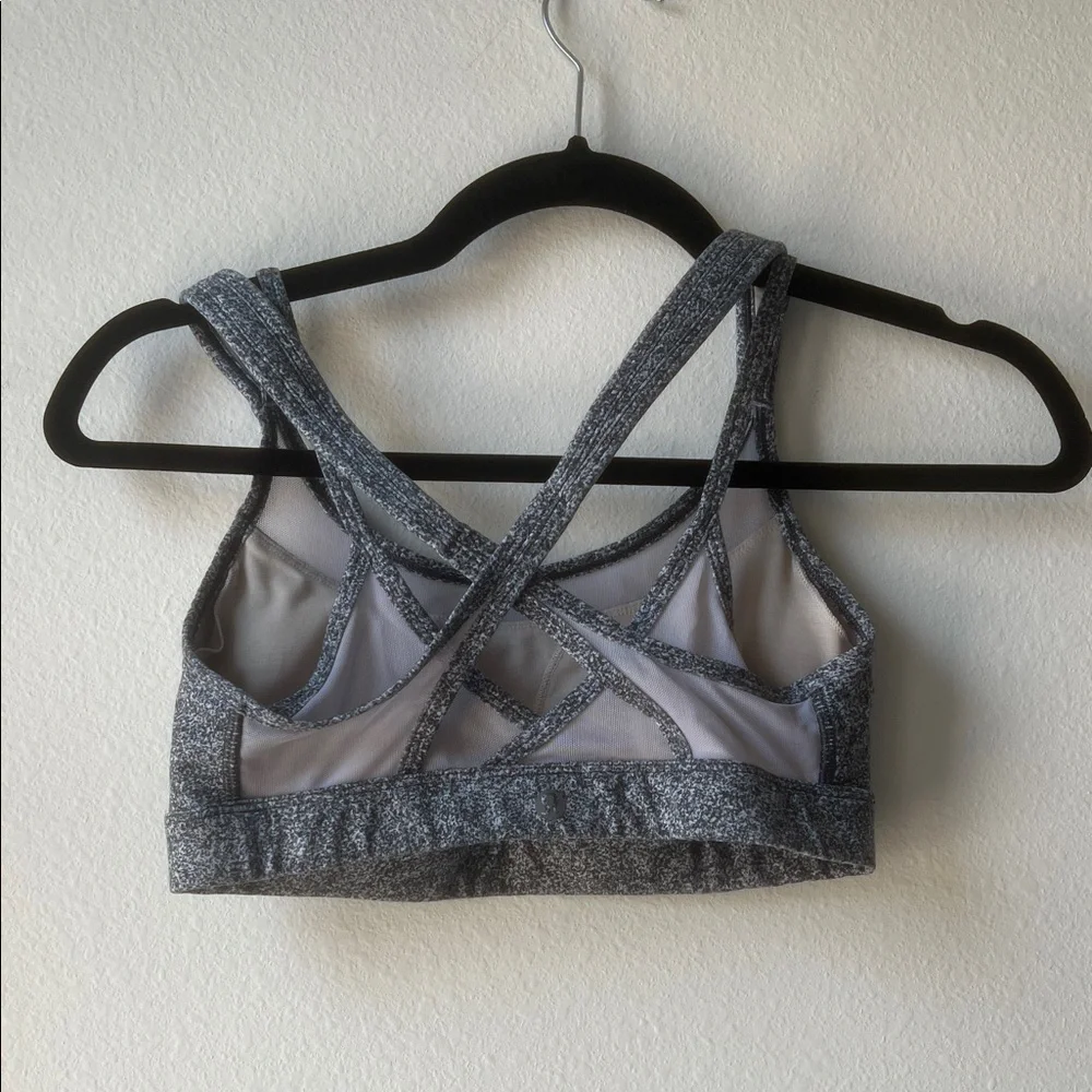 Lululemon Athletica Heathered Gray Sports Bra - Picture 3 of 5